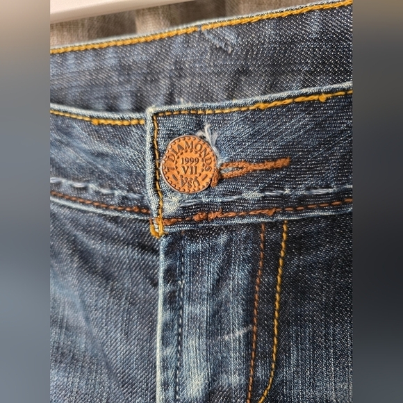7 Diamonds Womens Boot Cut Jeans Size 31 Embroidered - Picture 3 of 6